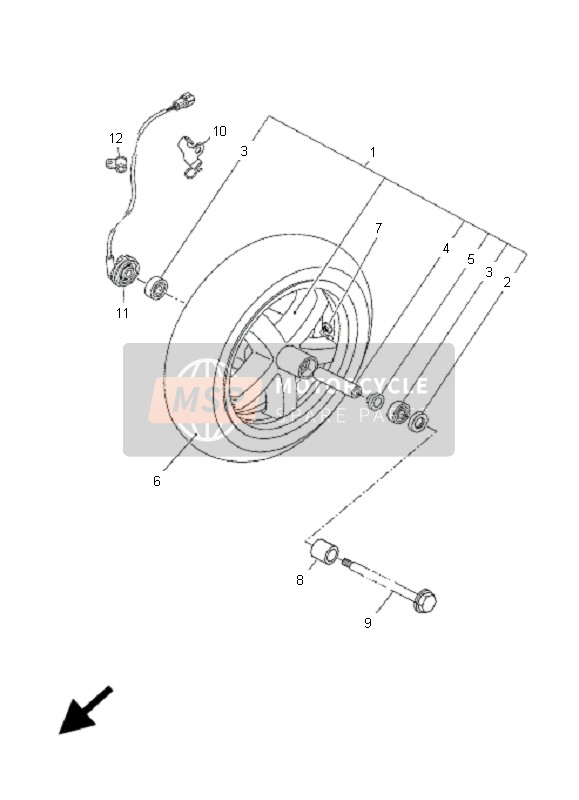 1D4F24800000, Seal Assy., Yamaha, 0